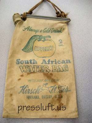 Lot - Group of Three Vintage Canvas Desert Water Bags